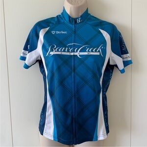 Declare Beaver Creek Club Zip Up Short Sleeve Bike Cycling Shirt Jersey S